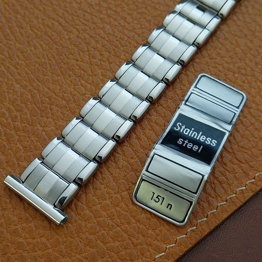 20mm 19mm 18mm Stainless Steel Classic Stretch Kiefer Cadman Unused Watch Band