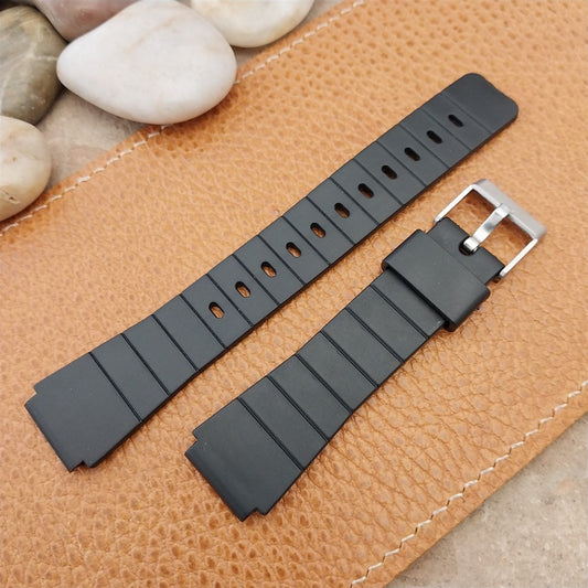 16mm Flared to 20mm Classic LCD Unused Old-Stock nos Vintage Watch Band