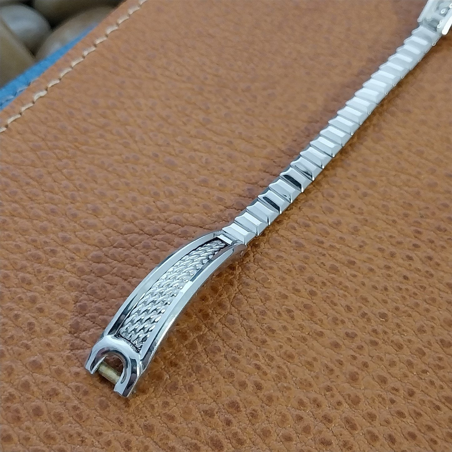 1950s-1960s MCM White Gold-Filled Hadley Vintage Watch Band