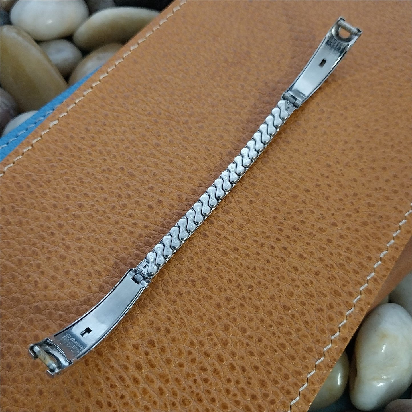 1950s-1960s MCM White Gold-Filled Hadley Vintage Watch Band