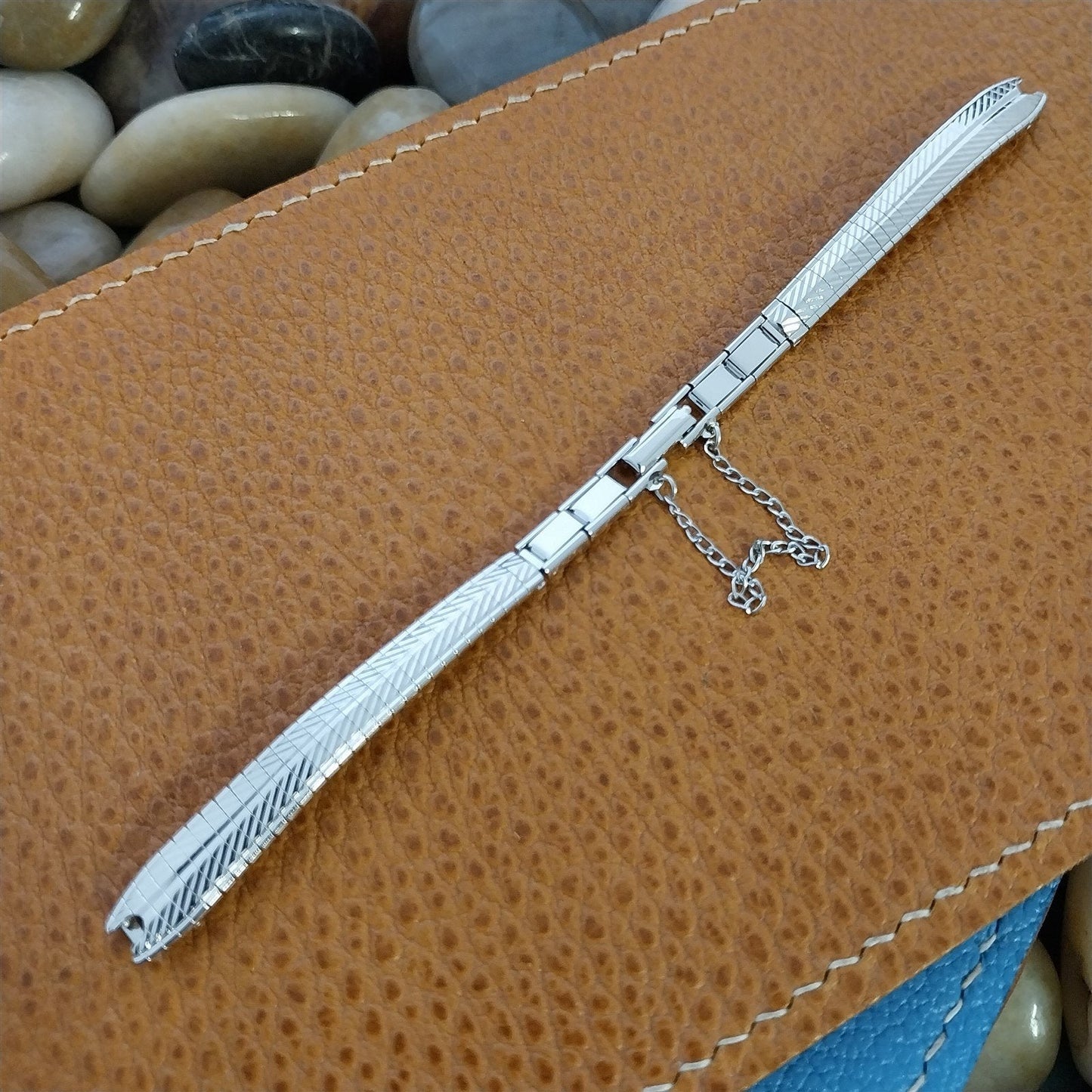 Classic 10k White Gold-Filled Ladies JB Champion Unused 1960s Vintage Watch Band