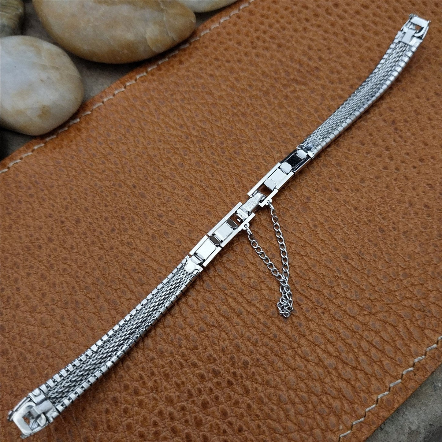 Classic 10k White Gold-Filled Ladies JB Champion Unused 1960s Vintage Watch Band