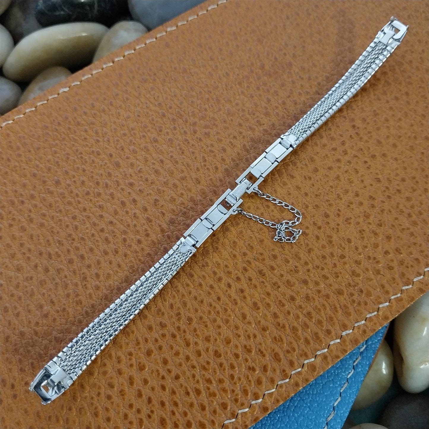 Classic 10k White Gold-Filled Ladies JB Champion Unused 1960s Vintage Watch Band