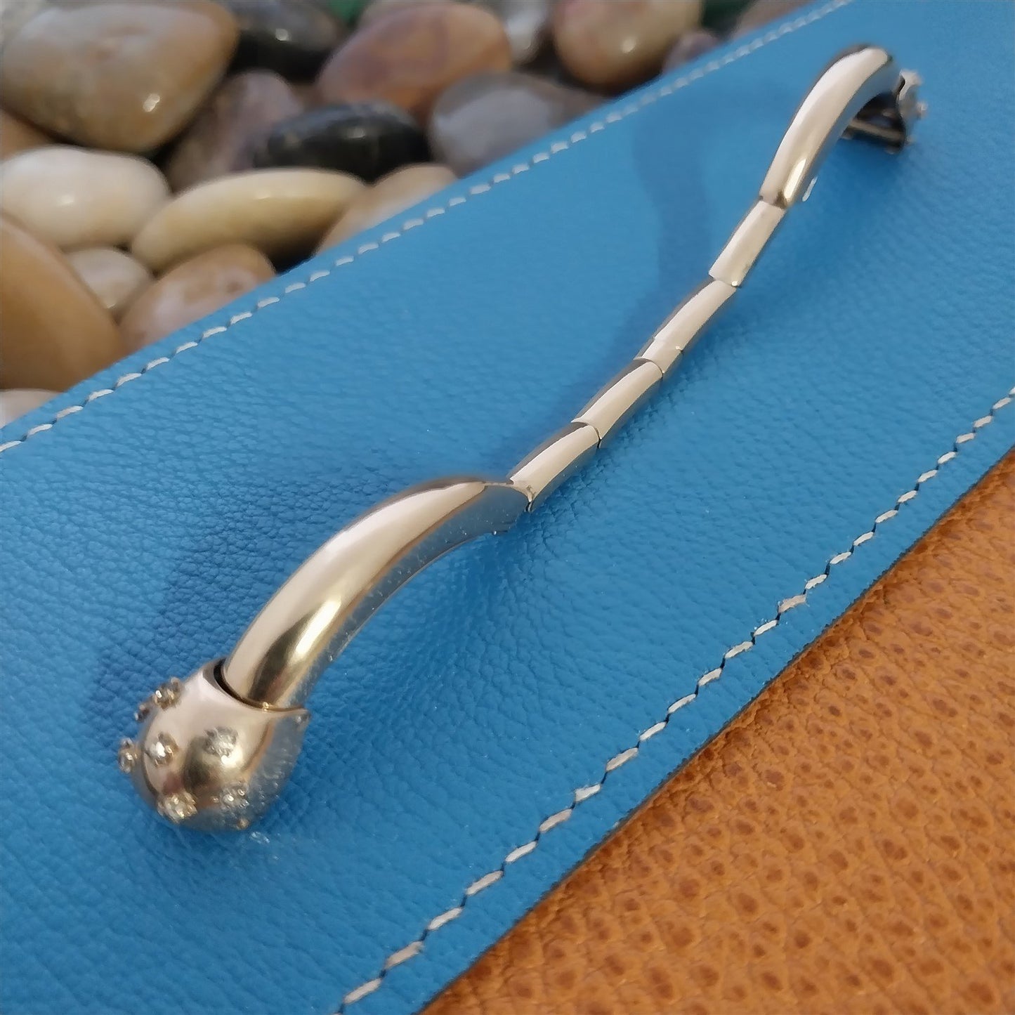 1950s Kreisler Ladies Gold-Filled & Clear Rhinestone Cocktail Vintage Watch Band