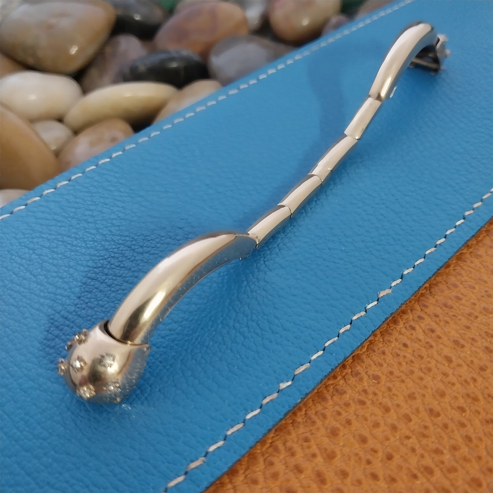 1950s Kreisler Ladies Gold-Filled & Clear Rhinestone Cocktail Vintage Watch Band