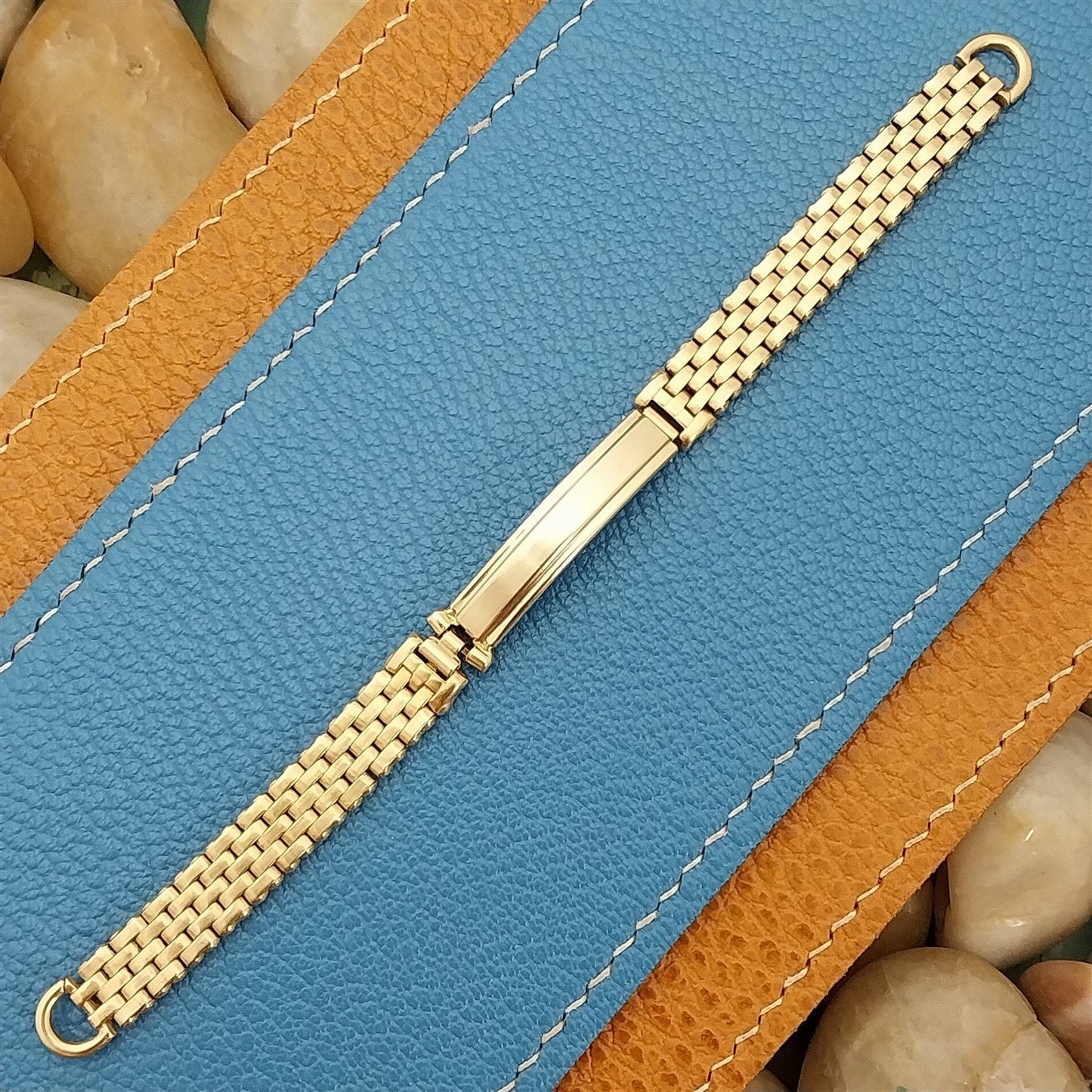 Vintage Kreisler Yellow Gold-Filled Ladies Mesh 1950s Unused Watch Band