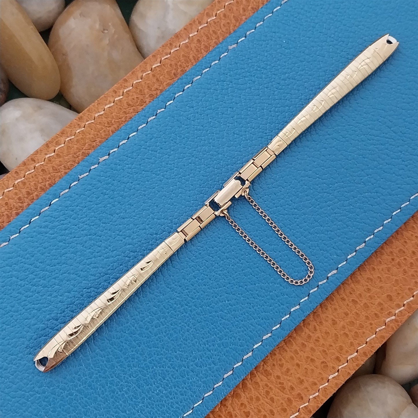 Classic Yellow Gold-Filled Ladies Kreisler Unused 1960s Vintage Watch Band