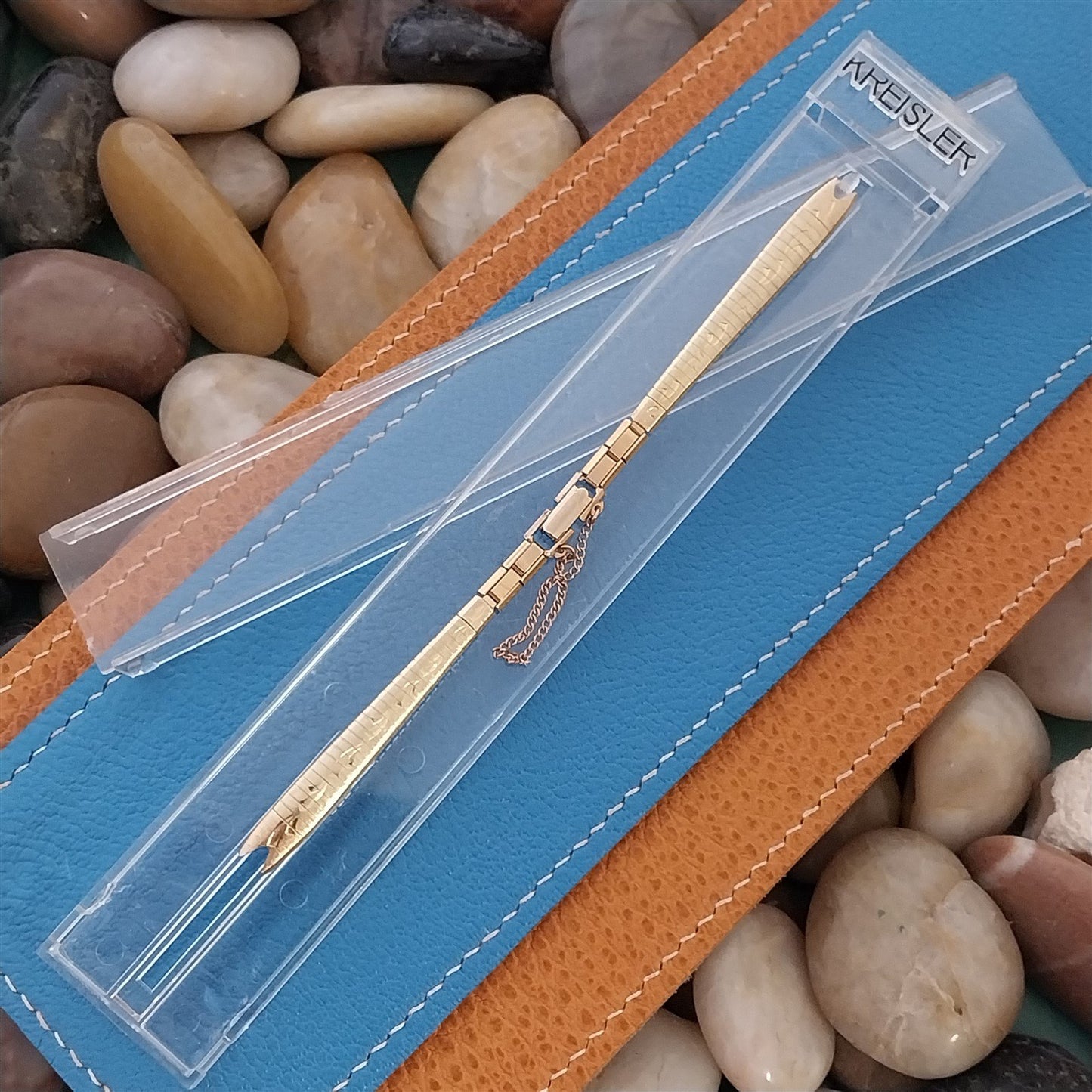 Classic Yellow Gold-Filled Ladies Kreisler Unused 1960s Vintage Watch Band