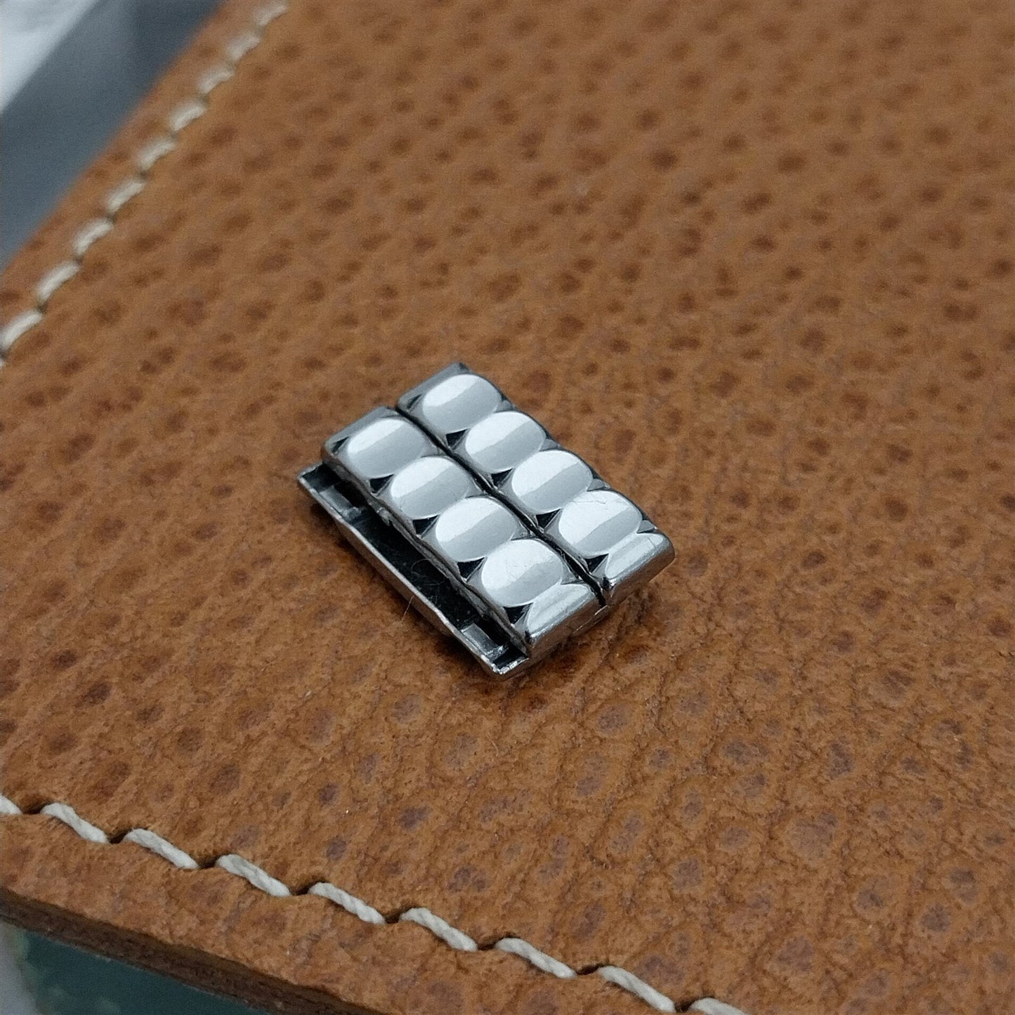 2 Gemex Governor Stainless Steel LINKS add Length to 1950s Vintage Watch Band