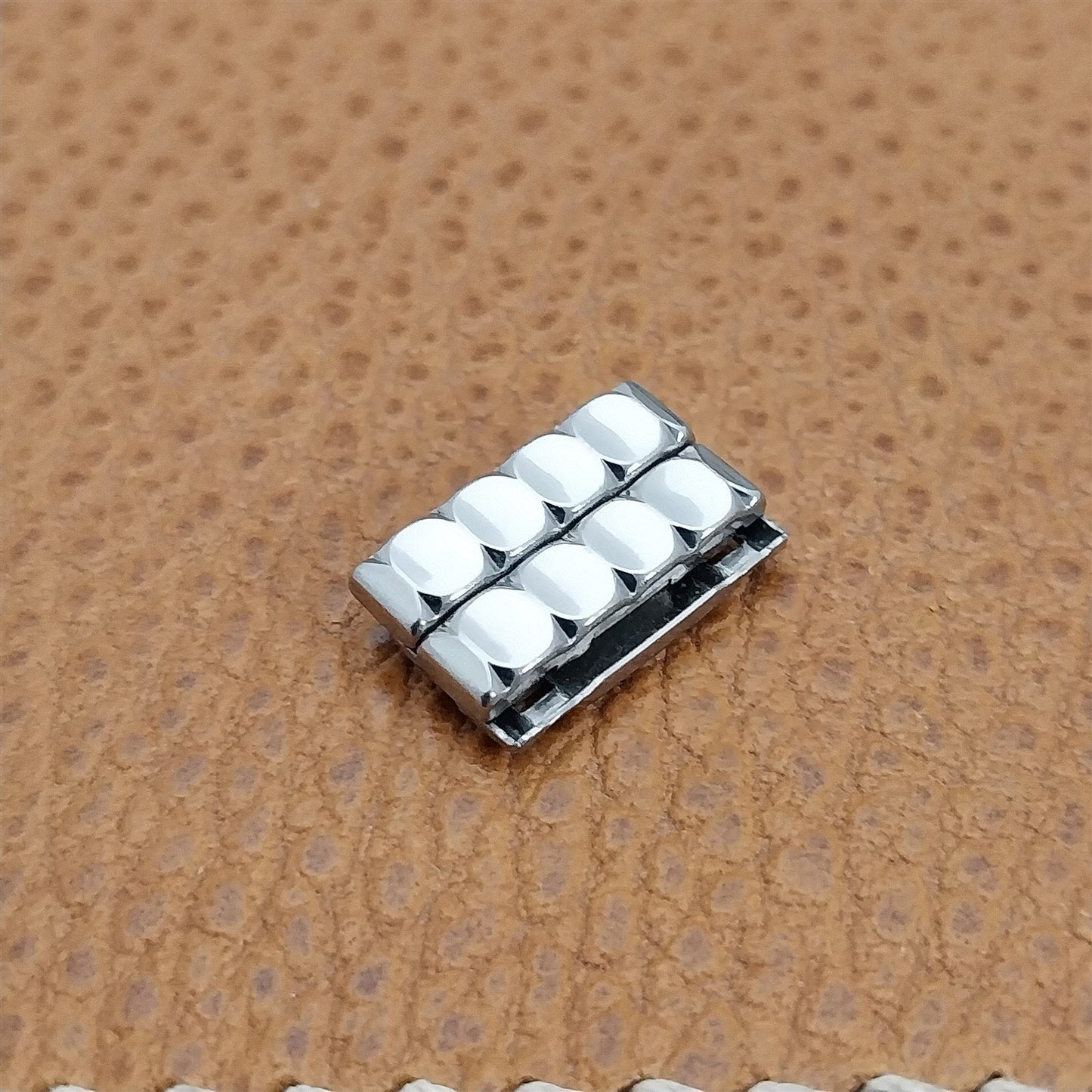 2 Gemex Governor Stainless Steel LINKS add Length to 1950s Vintage Watch Band