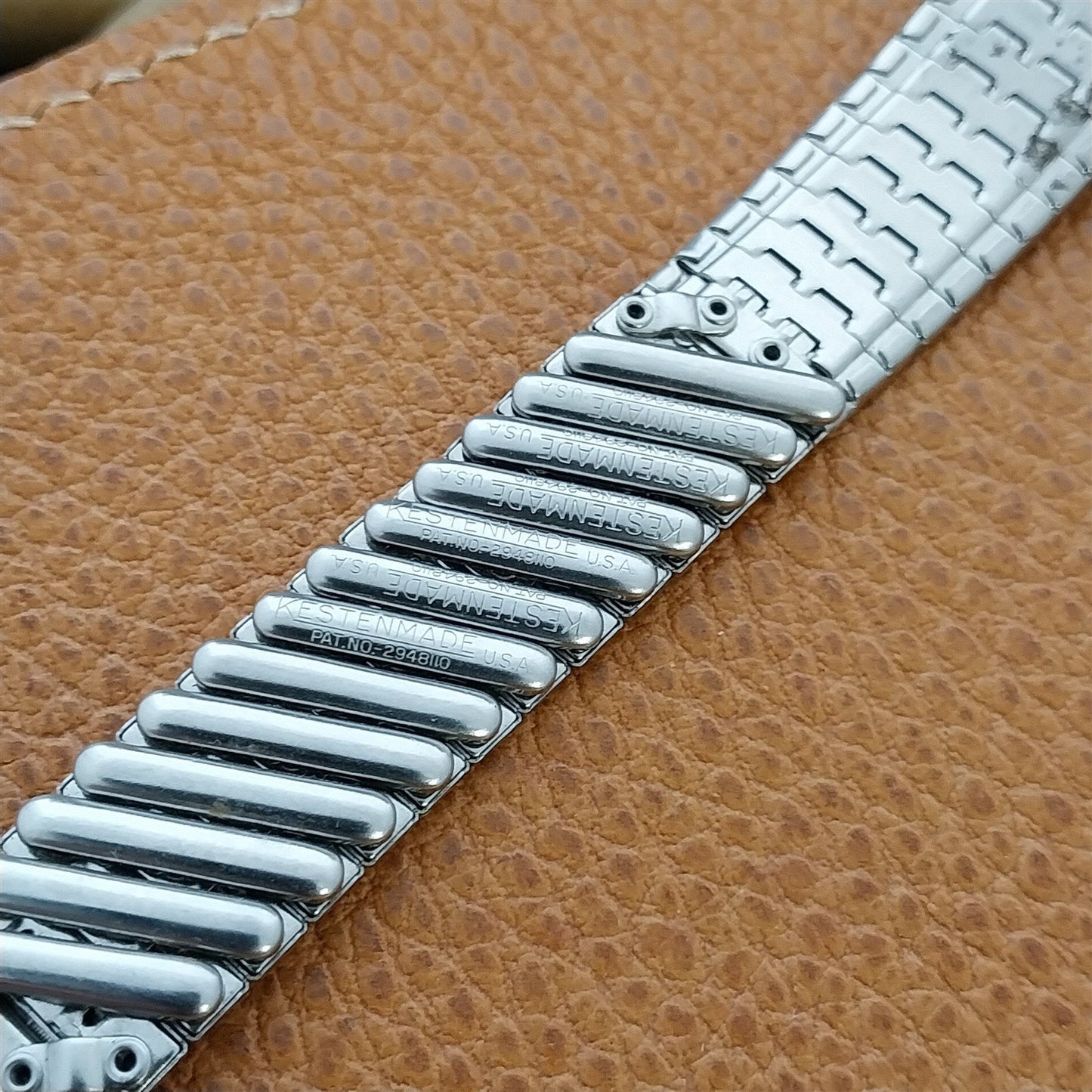 Vintage 18mm 19mm 1960s Stainless Steel Expansion Kestenmade Unused Watch Band