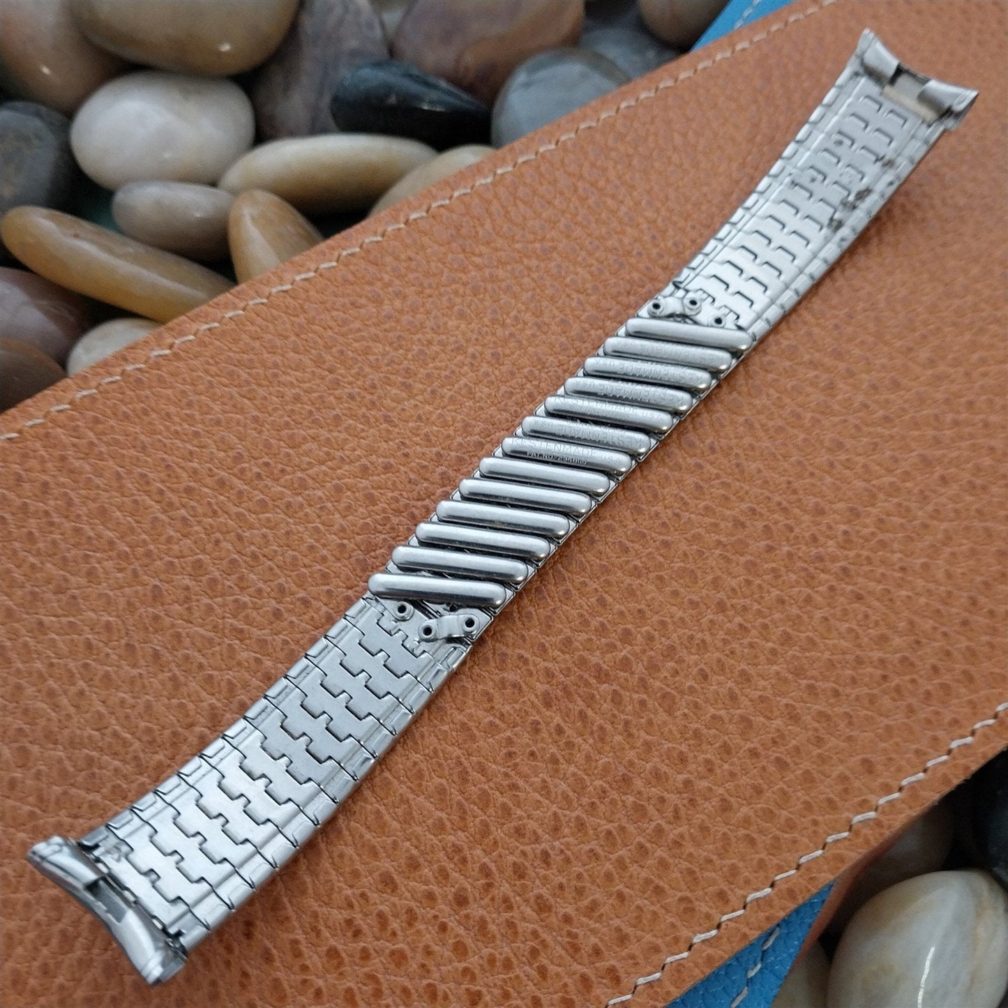 Vintage 18mm 19mm 1960s Stainless Steel Expansion Kestenmade Unused Watch Band