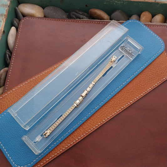 Vintage Kreisler Gold-Filled Ladies Mesh Unused 1960s Cocktail Watch Band
