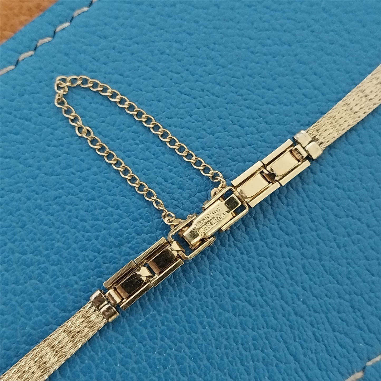 Vintage Kreisler 10K Yellow Gold-Filled Ladies Mesh Unused 1960s Watch Band