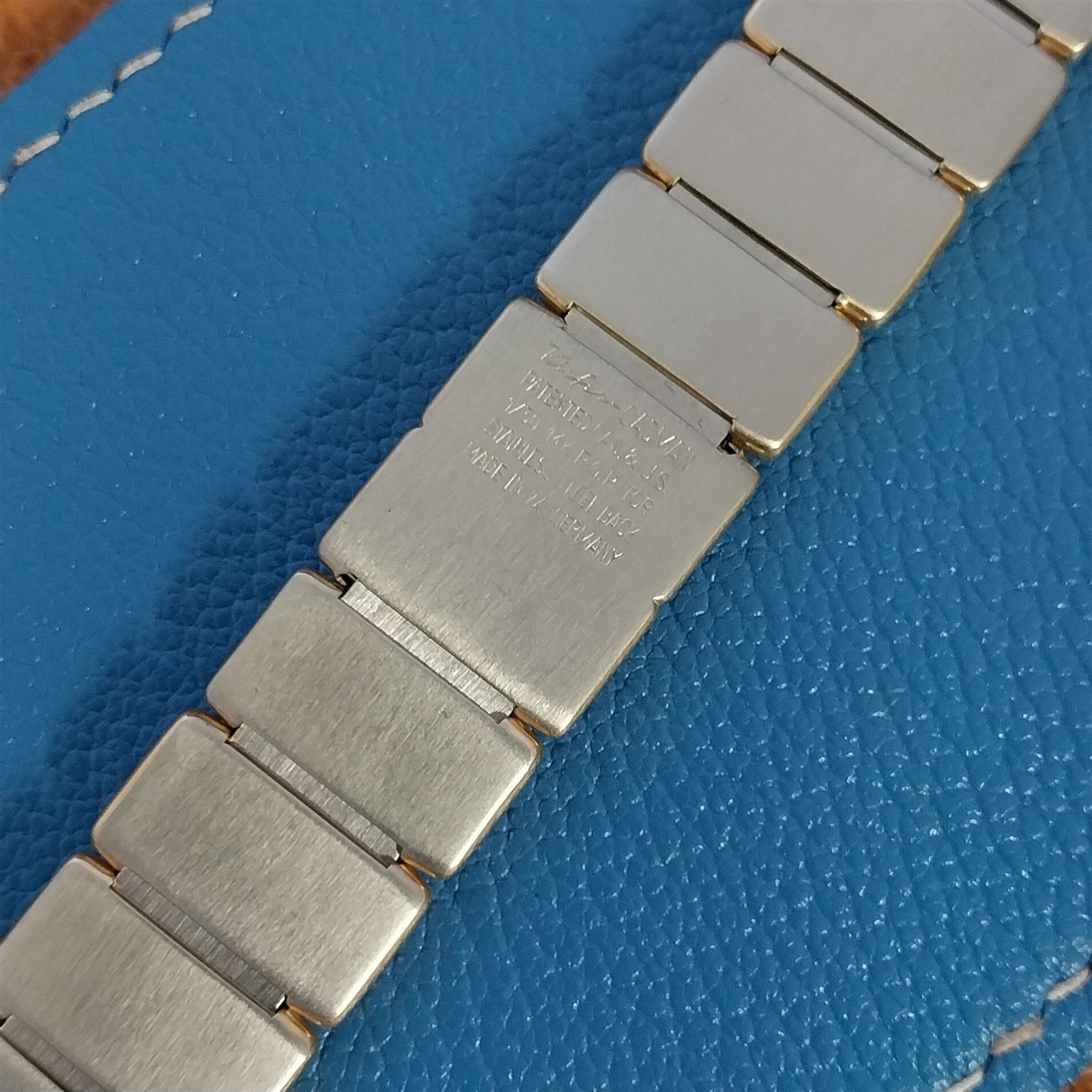 20mm 19mm 18mm 1960s 14k Gold RGP Kiefer Cadman nos Vintage Watch Band