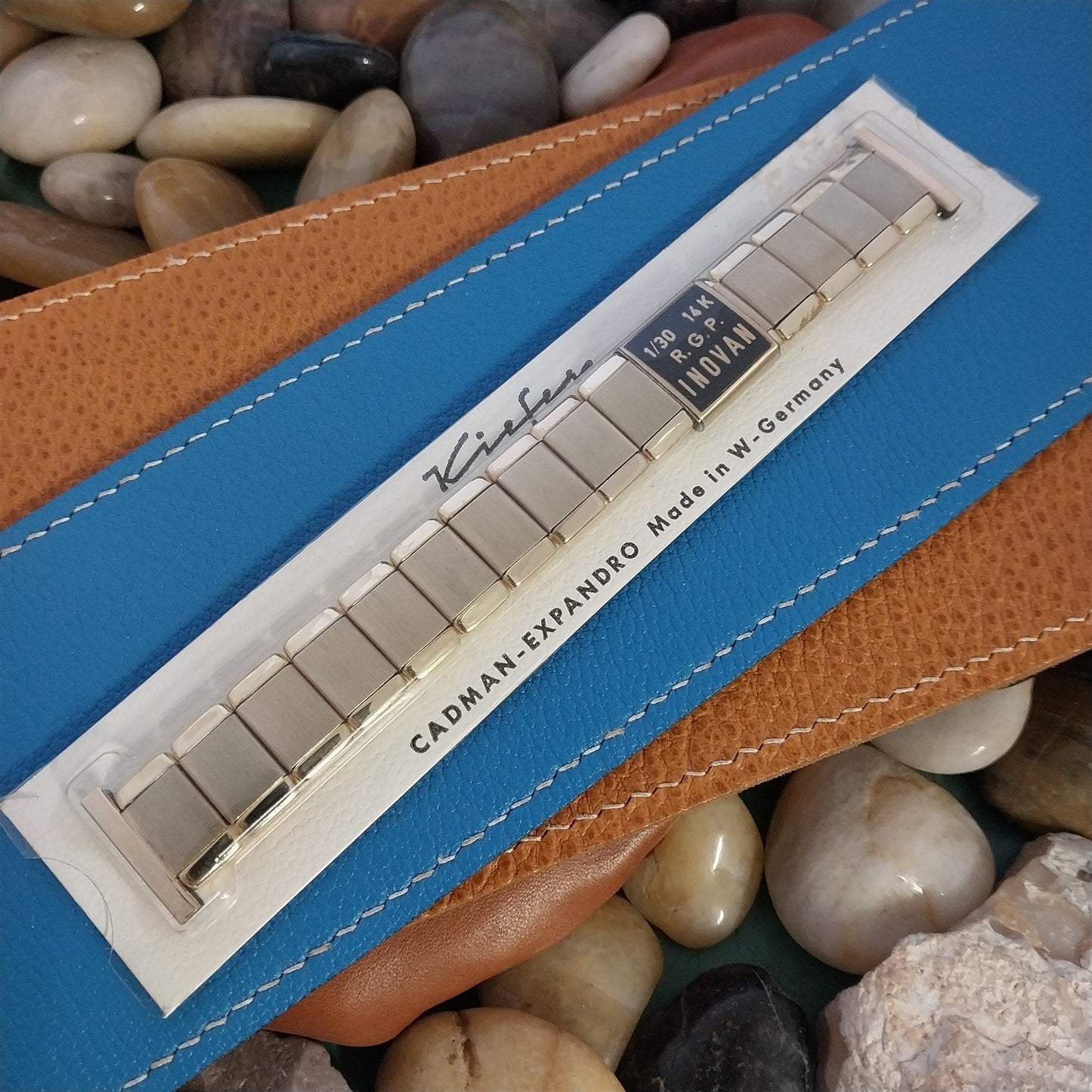 20mm 19mm 18mm 1960s 14k Gold RGP Kiefer Cadman nos Vintage Watch Band