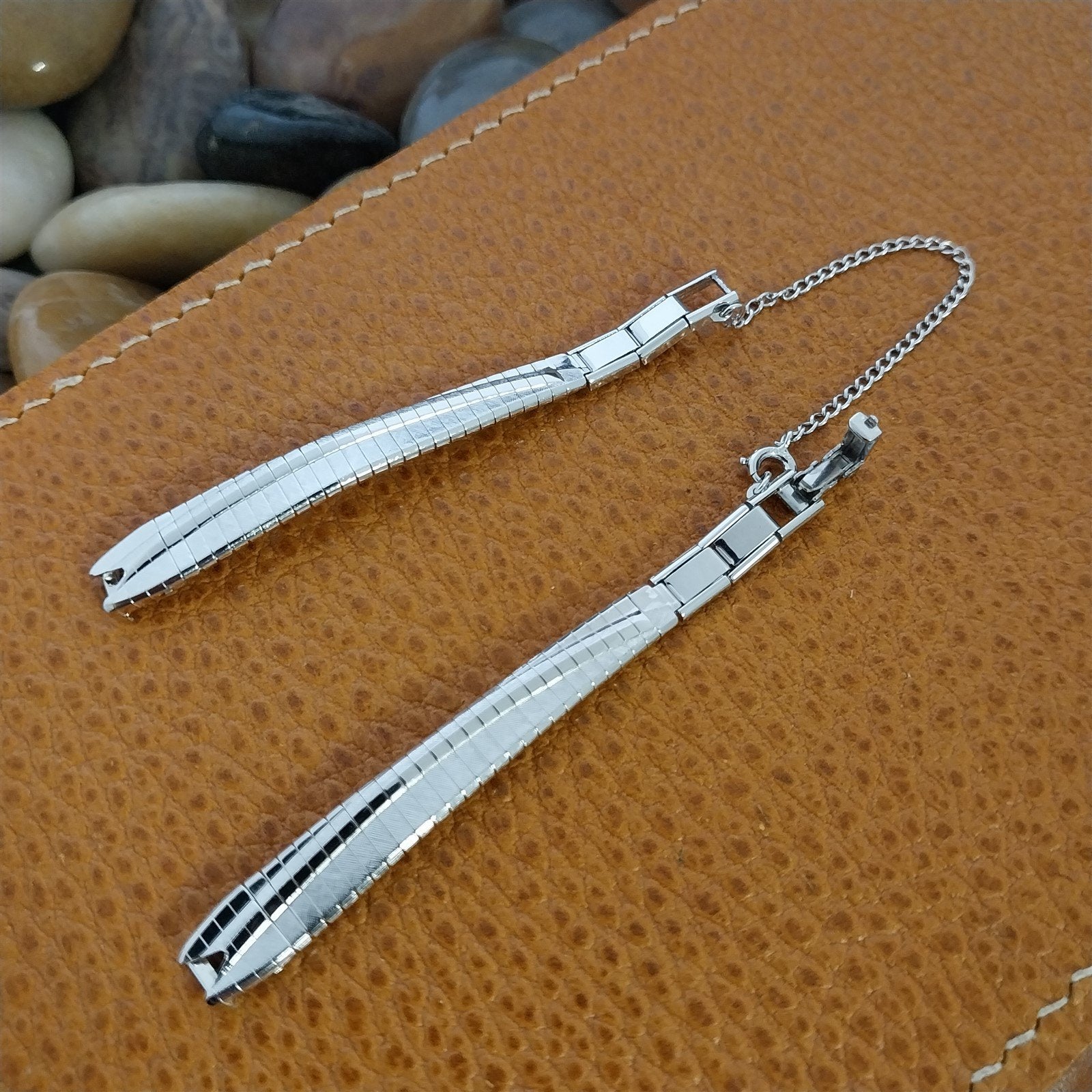 Classic White Gold-Filled Ladies JB Champion Unused 1960s Vintage Watch Band