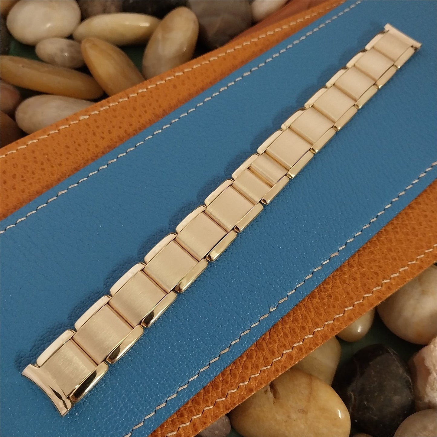 Vintage 16mm 15mm Long 1950s 14k Gold RGP Kiefer Cadman Classic Watch Band