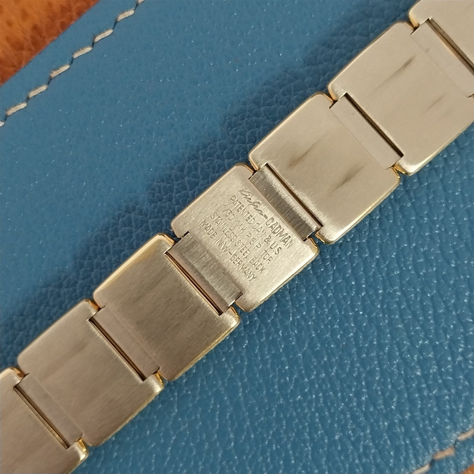 Vintage 16mm 15mm Long 1950s 14k Gold RGP Kiefer Cadman Classic Watch Band
