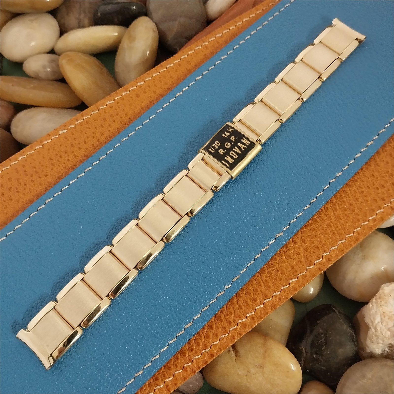 Vintage 16mm 15mm Long 1950s 14k Gold RGP Kiefer Cadman Classic Watch Band