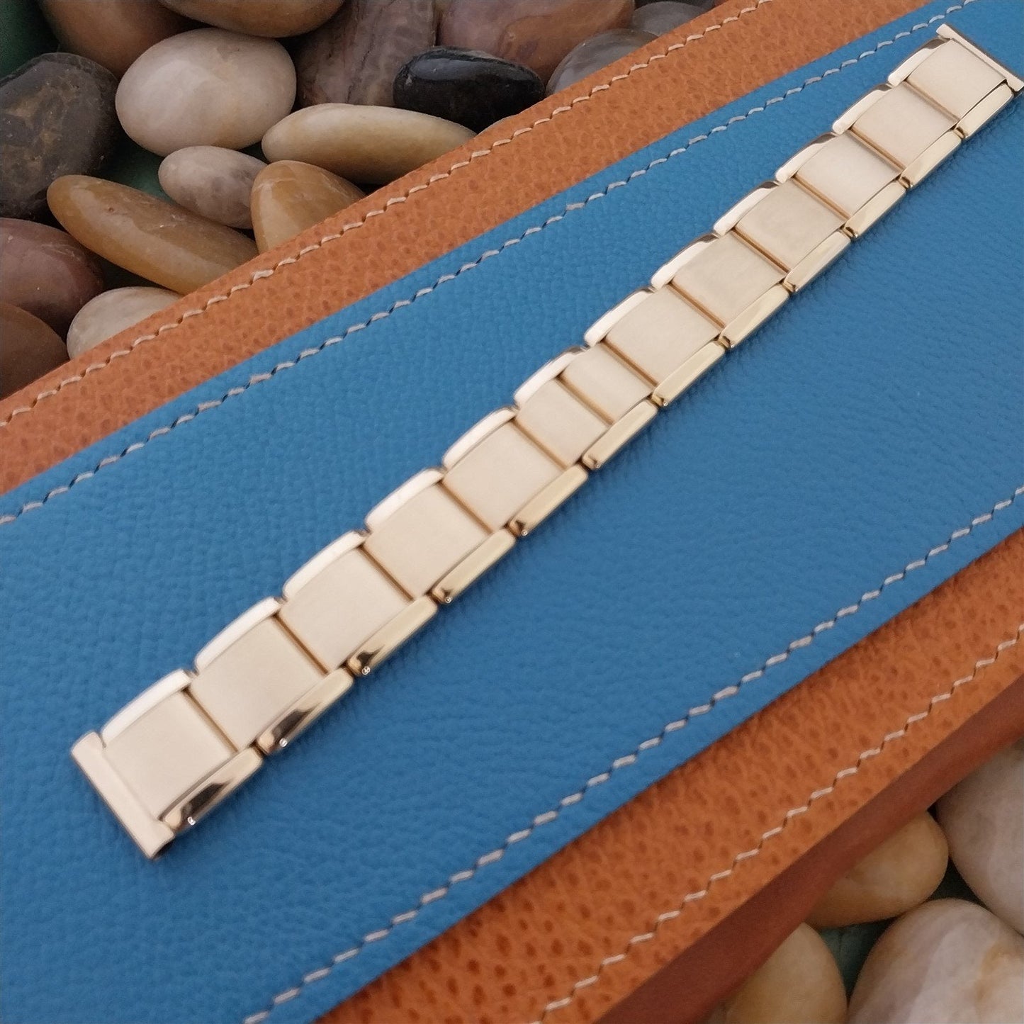 Classic 16mm 15mm 1950s 14k Gold RGP Kiefer Cadman Stretch Vintage Watch Band