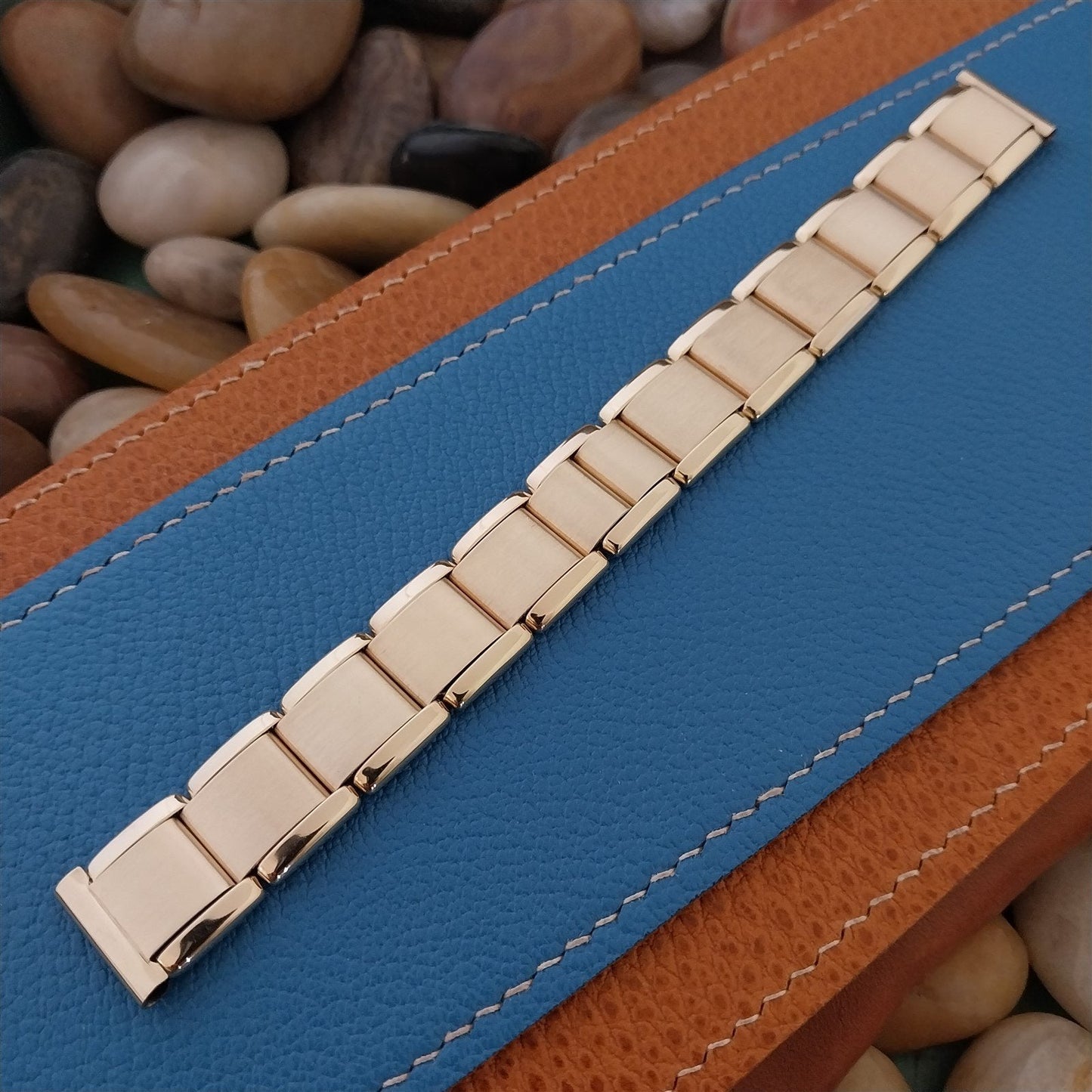 Classic 16mm 15mm 1950s 14k Gold RGP Kiefer Cadman Stretch Vintage Watch Band