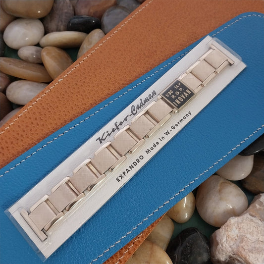 20mm 19mm 18mm 17mm 60s 14k Gold RGP Kiefer Cadman Stretch Vintage Watch Band