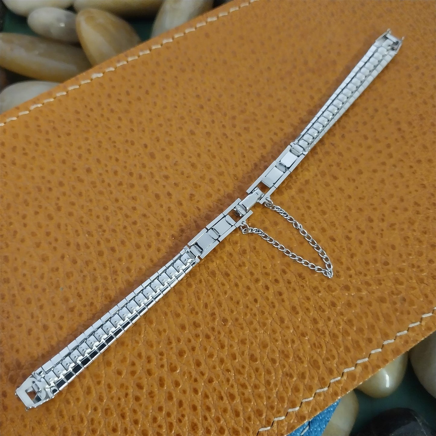 Classic White Gold-Filled Ladies JB Champion Unused 1960s Vintage Watch Band