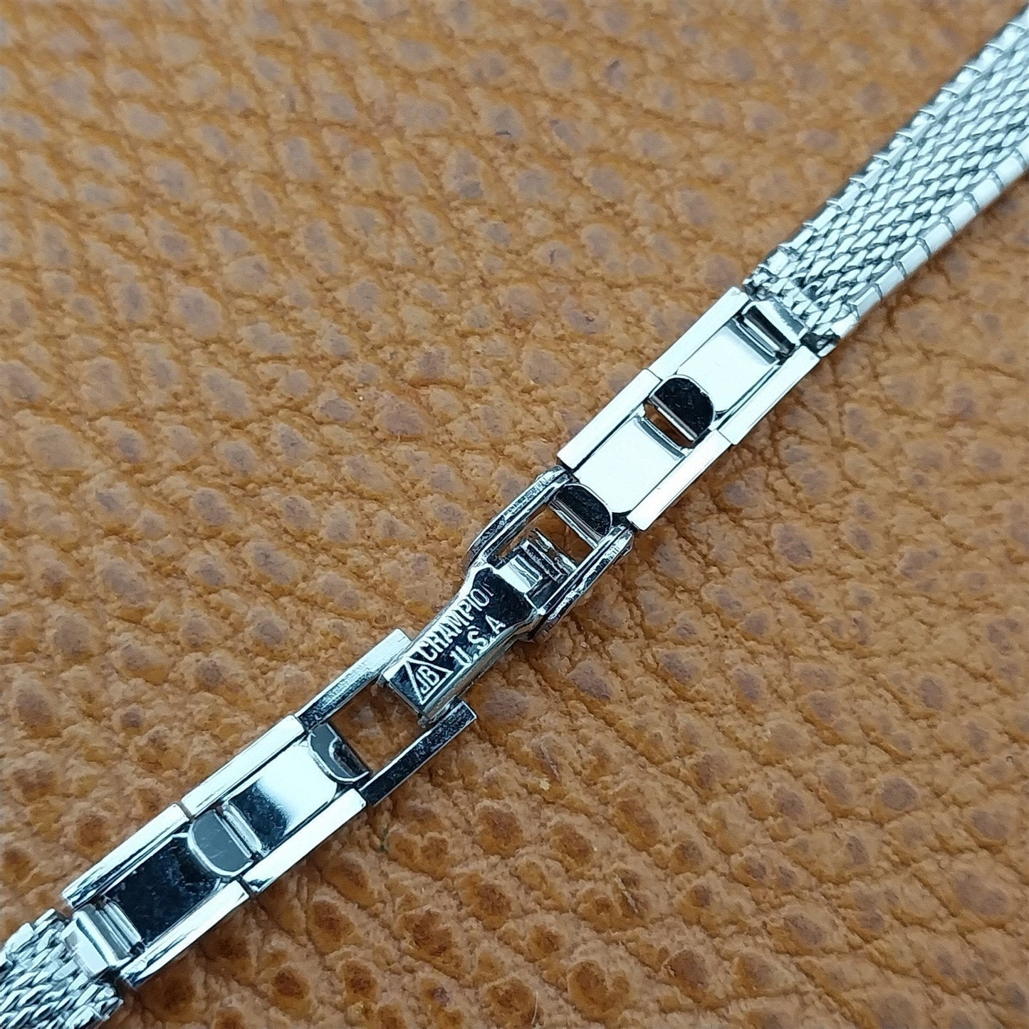 Classic White Gold-Filled Ladies JB Champion Unused 1960s Vintage Watch Band