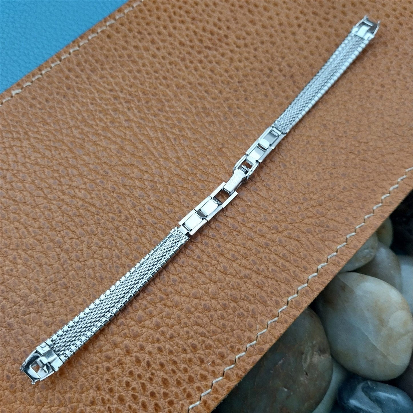 Classic White Gold-Filled Ladies JB Champion Unused 1960s Vintage Watch Band