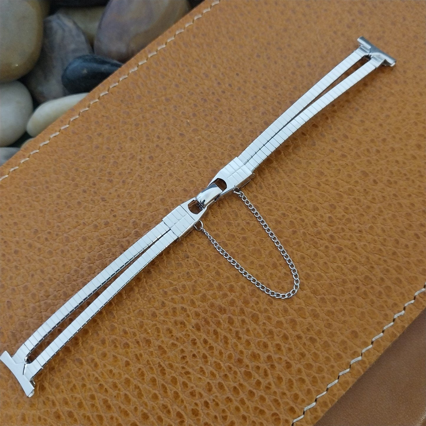 Vintage 1/2" White Gold Filled JB Champion Ladies Unused 1950s-1960s Watch Band