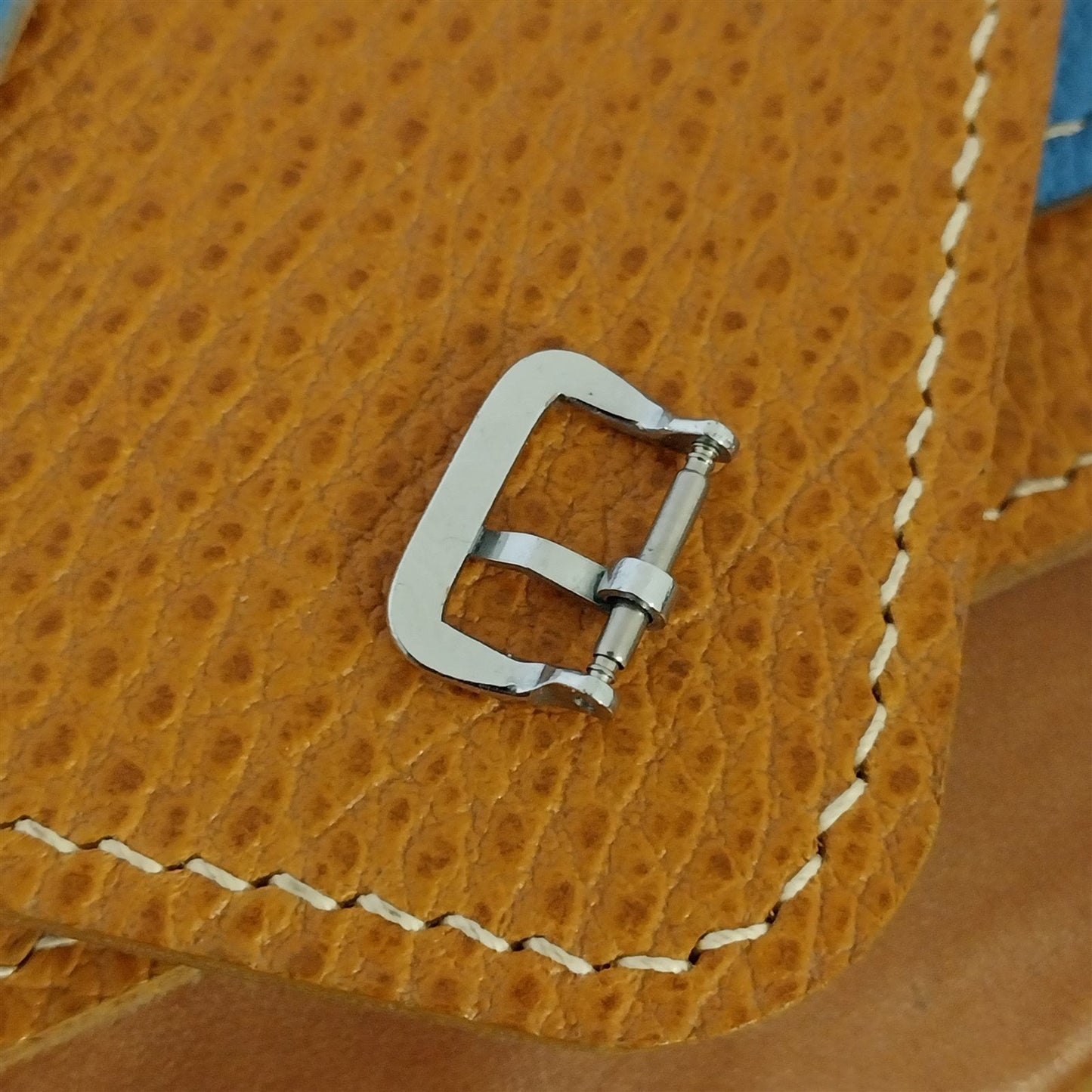 1/2" Silver-Tone Unused 1950s Vintage Watch Band Buckle