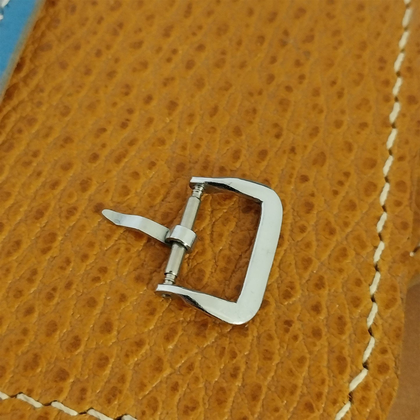 1/2" Silver-Tone Unused 1950s Vintage Watch Band Buckle