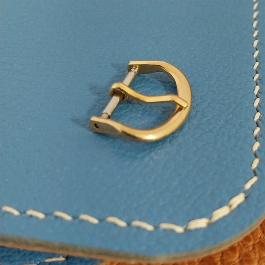 Vintage 1950s-1960s Yellow Gold-Tone 16mm 5/8" Unused Watch Band Buckle