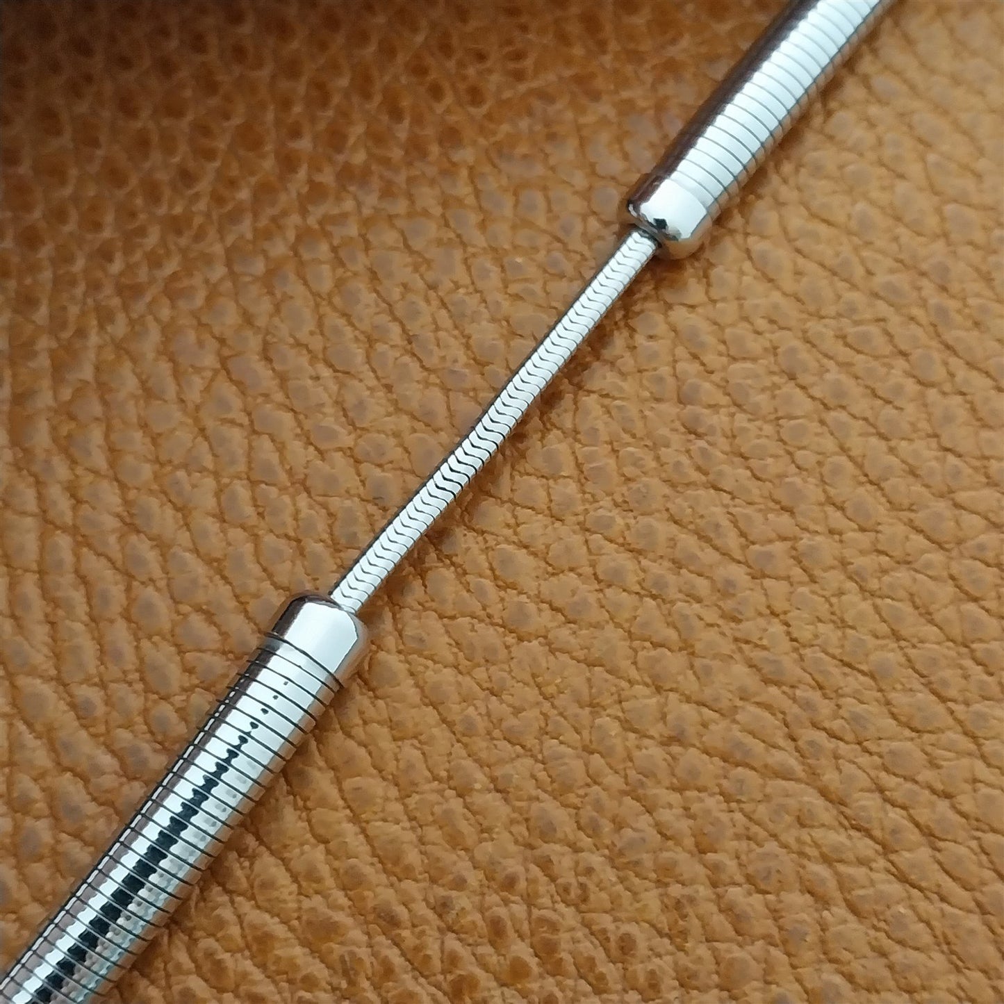 Vintage 1/2"Ladies 40s White GoldFill Forstner Expansion Cocktail Watch Bracelet