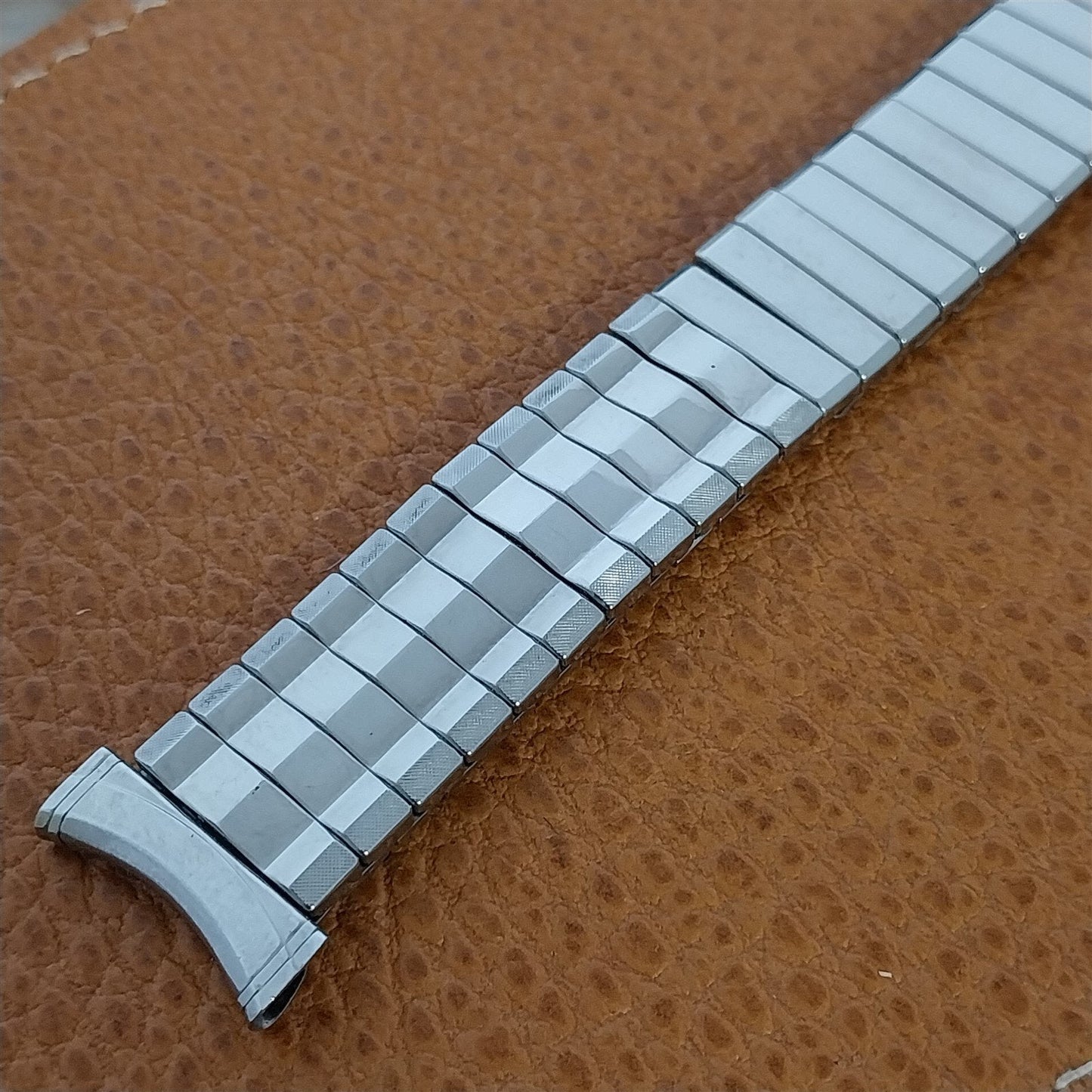 Vintage Stainless Steel Stretch 19mm 18mm 16mm Gemex Unused 1950s Watch Band