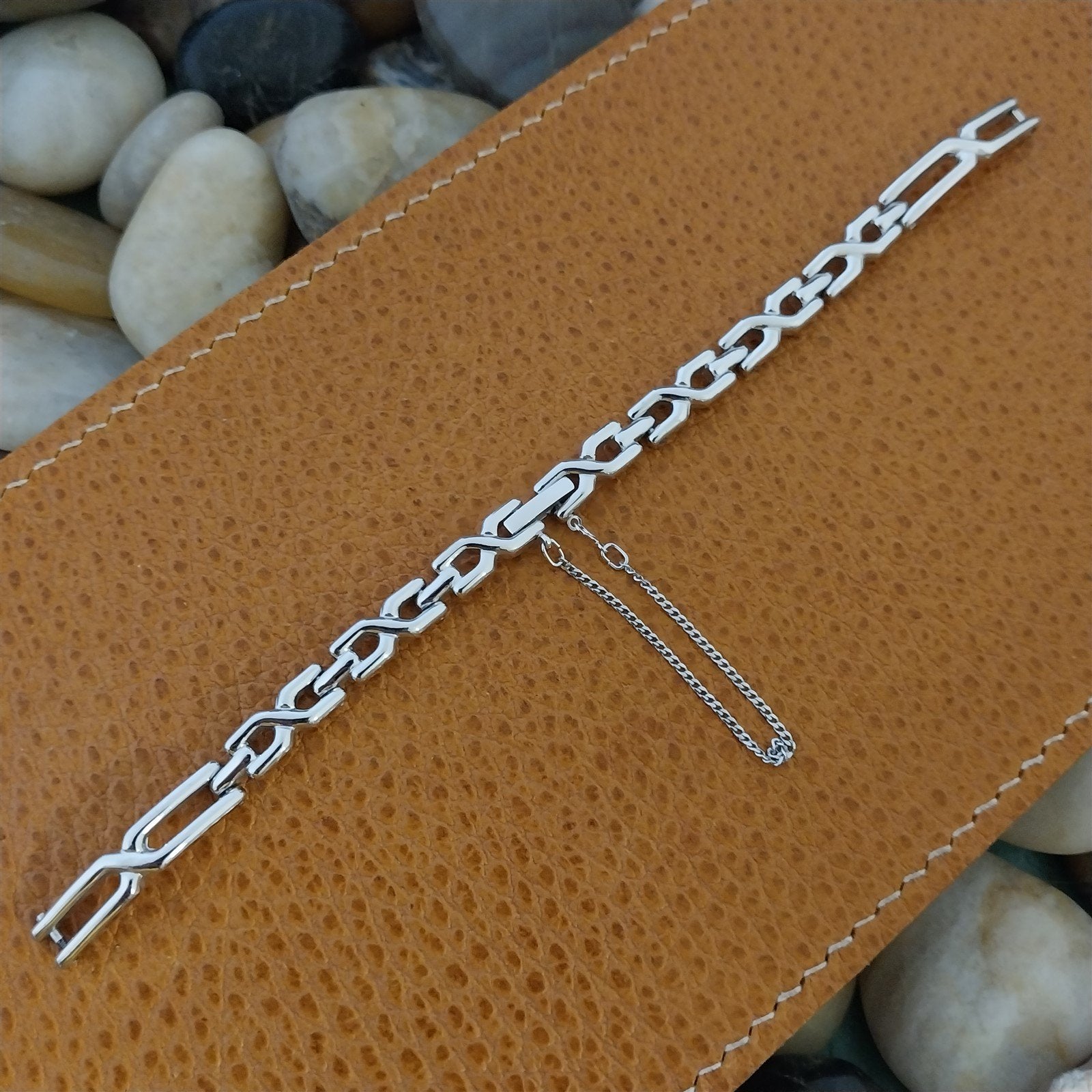 Seiko Japan B Ladies Silver Tone nos Unused Vintage Watch Band