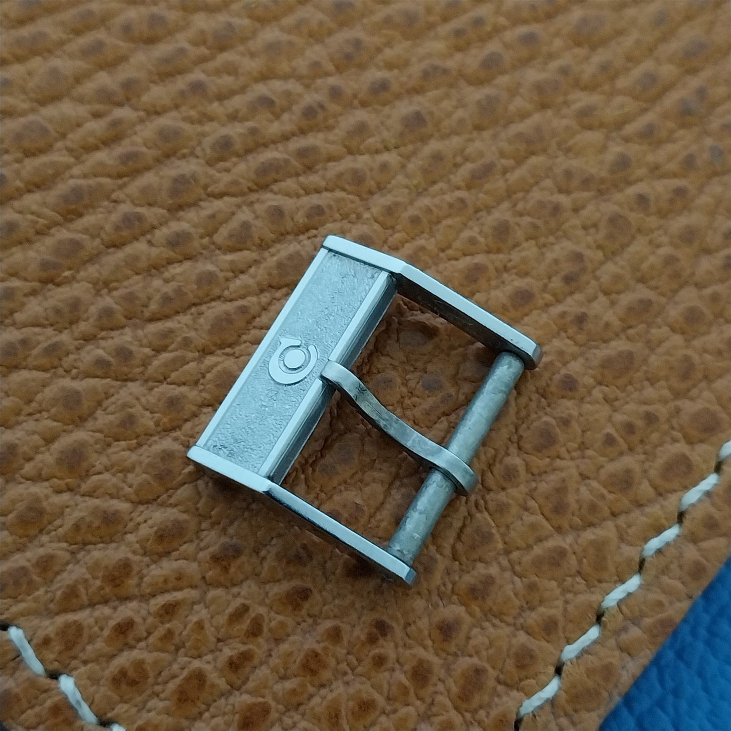 Vintage 14mm Cyma Logo Silver-Tone Buckle Swiss Unroc For Classic Watch Band
