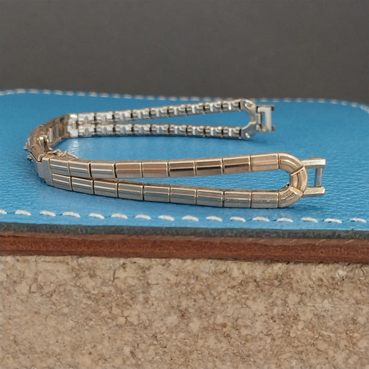 1950s Ladies 10k Yellow Gold-Filled Vintage Eton Mona Lisa Unused Watch Band