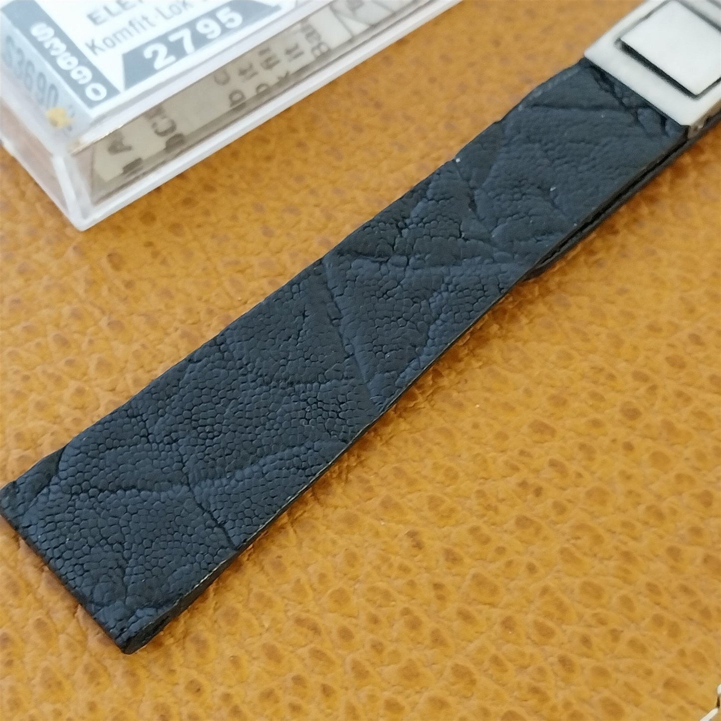 Vintage 19mm JB Champion African Elephant Unused nos Classic 1960s Watch Band