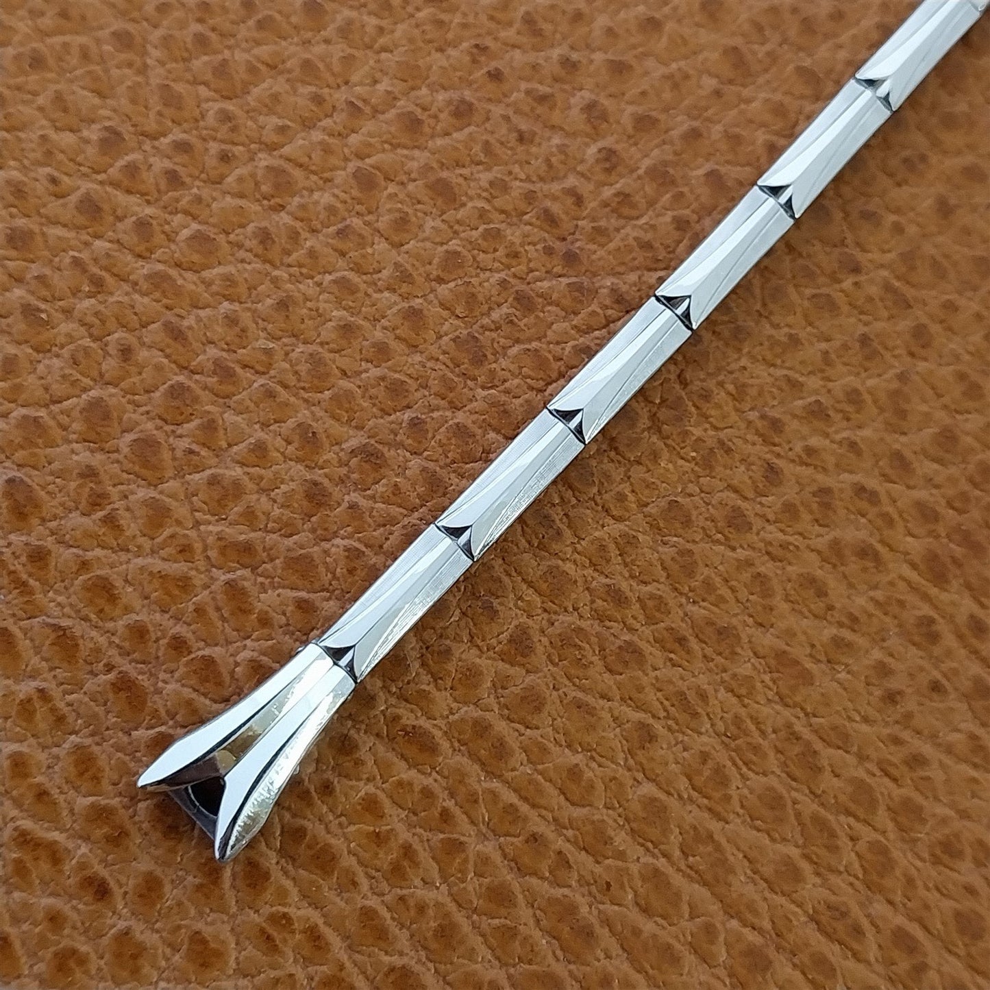 Vintage 1950s Gemex Ladies 14k White Gold-Filled Cocktail Watch Band nos Unused