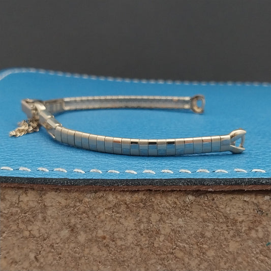 1960s Vintage Ladies 10k Gold-Fill Speidel Harlequin Unused Cocktail Watch Band