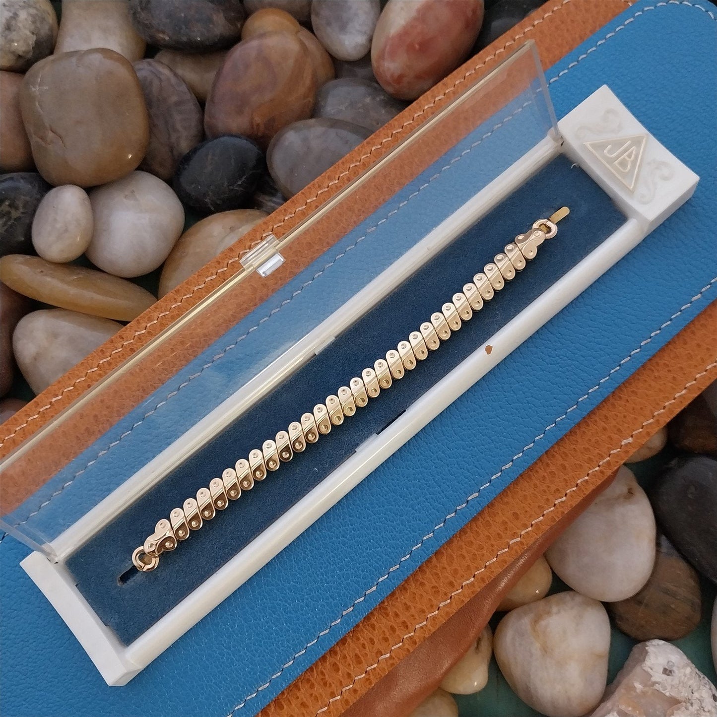 Vintage Yellow Gold-Filled Ladies JB Champion 1960s Cocktail Watch Band