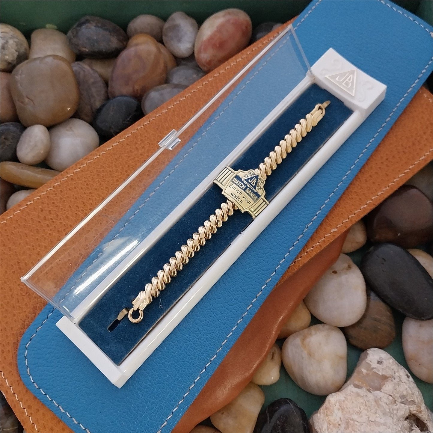 Vintage Yellow Gold-Filled Ladies JB Champion 1960s Cocktail Watch Band