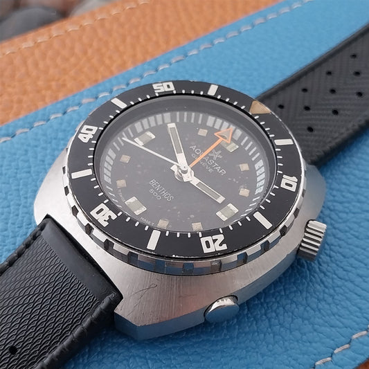 Original Aquastar Benthos 500 Vintage Diver Watch
