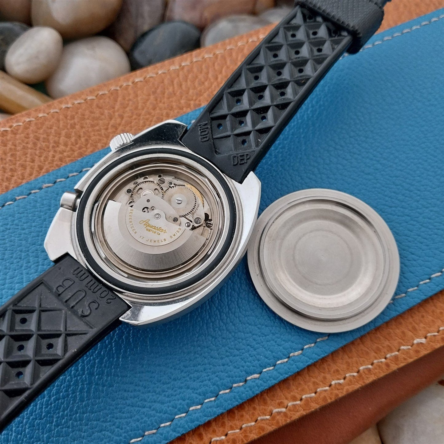 Original Aquastar Benthos 500 Vintage Diver Watch