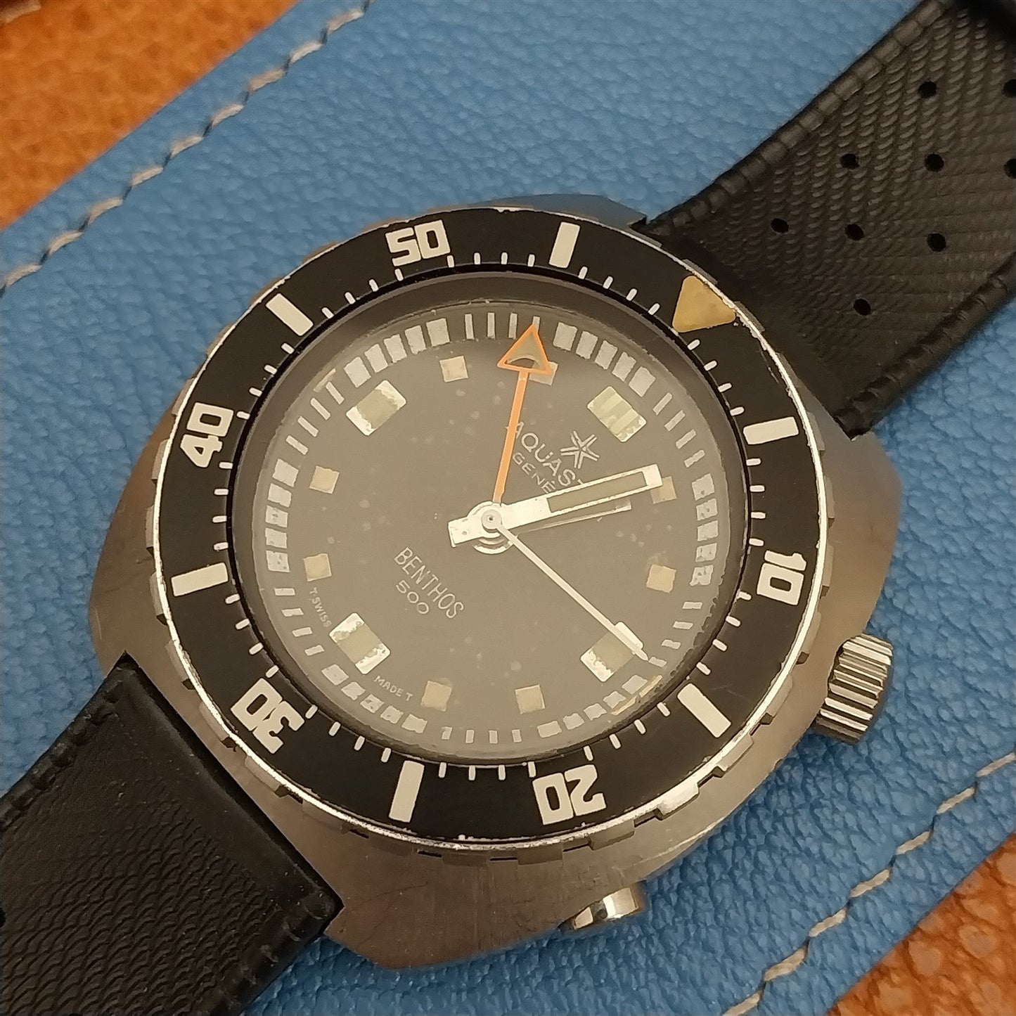 Original Aquastar Benthos 500 Vintage Diver Watch