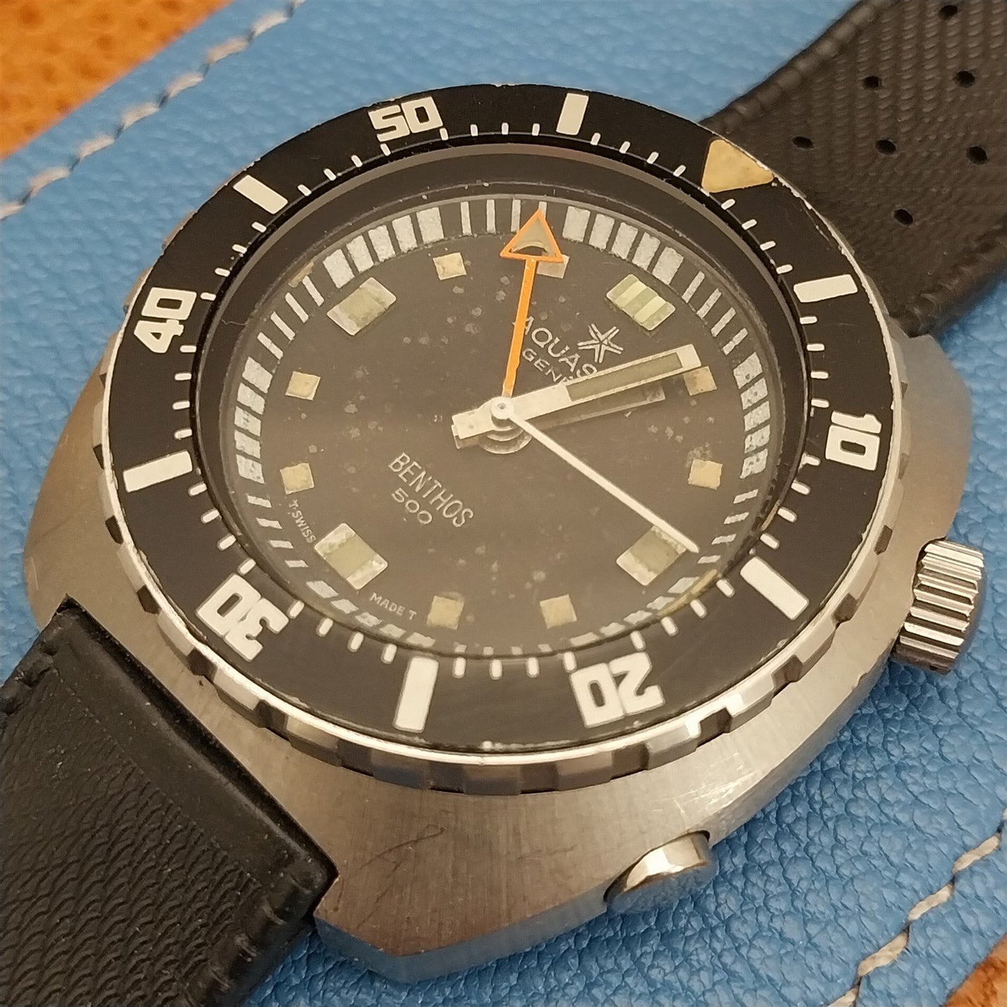 Original Aquastar Benthos 500 Vintage Diver Watch