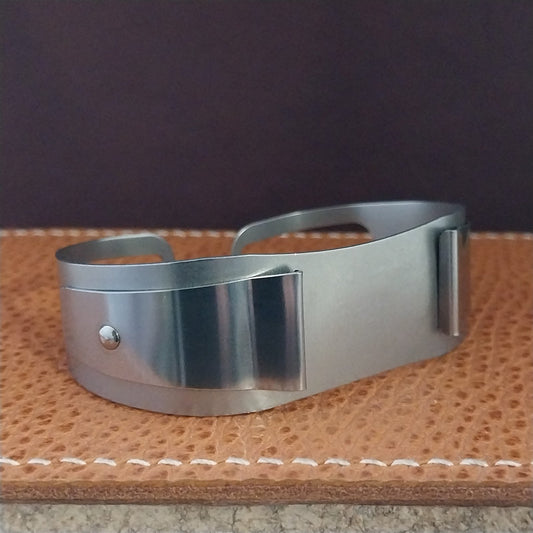 16mm 15mm Don Juan Stainless Steel Service Model Cuff Medium Field Watch Band