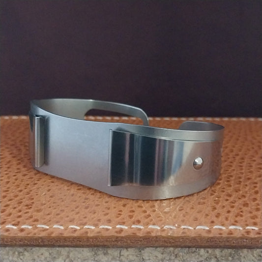 16mm 15mm Don Juan Stainless Steel Service Model Cuff Medium Field Watch Band